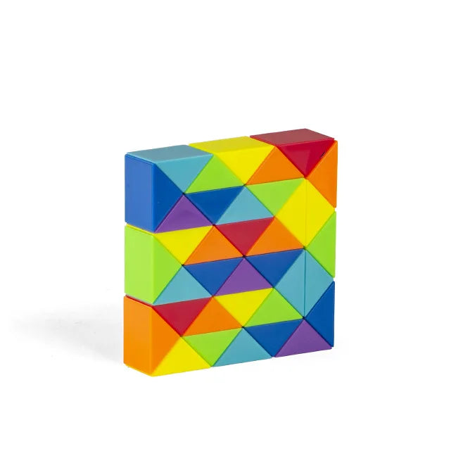 Dingsheng 24 and 36 48 60 72 Segments Magic Rule Snake multi-color 3d puzzle fidget gam Fidge Cube Twist Transformable Kid Puzzl