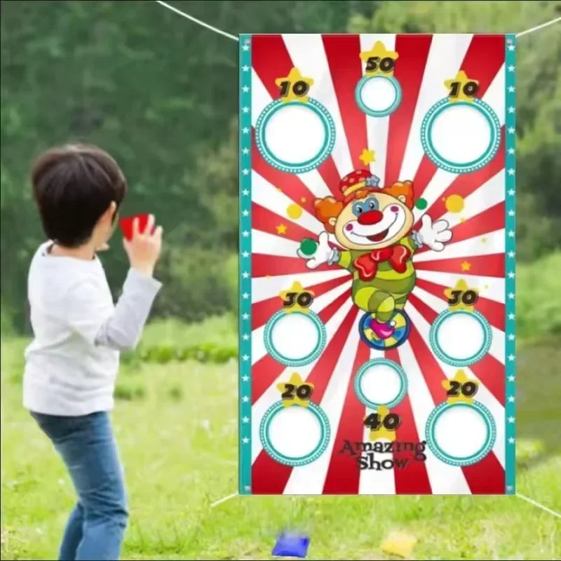 Funny Play Bean Bags and Sticky Ball Toy Game Safe Tossing Throwing Bags for Adults Children Outdoor Party Games Toys For Kids