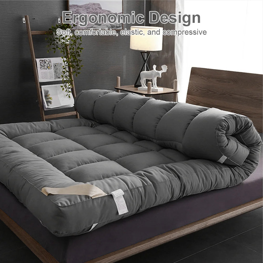 Bed Pillowtop Mattress Topper Mat Pad Protector Covers Single Double Queen King Size