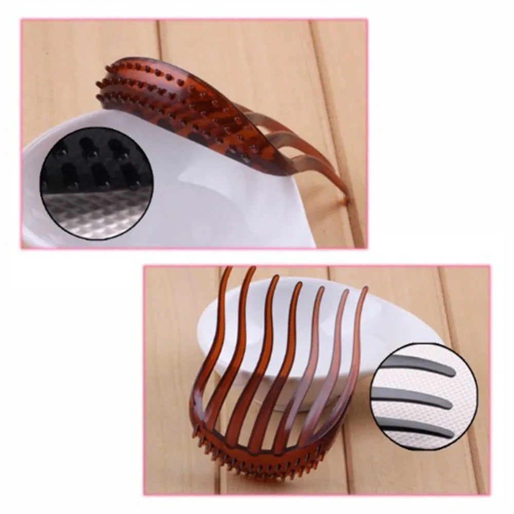 Fluffy Plastic Stick Bun Maker Women Hair Styling Clip Ponytail Holder Hairpins Hair Styling Accessories Braid Tool 2025 Fashion