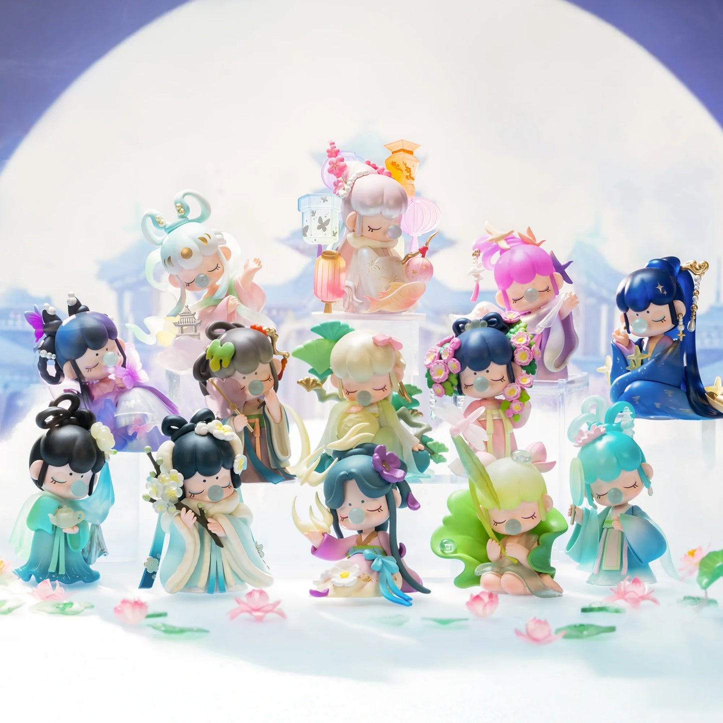 Rolife Nanci Blind Box Nanci's Poetic Beauty Action Figure Collectible Doll Toys Surprise Box Gift for Kids Friends Adults