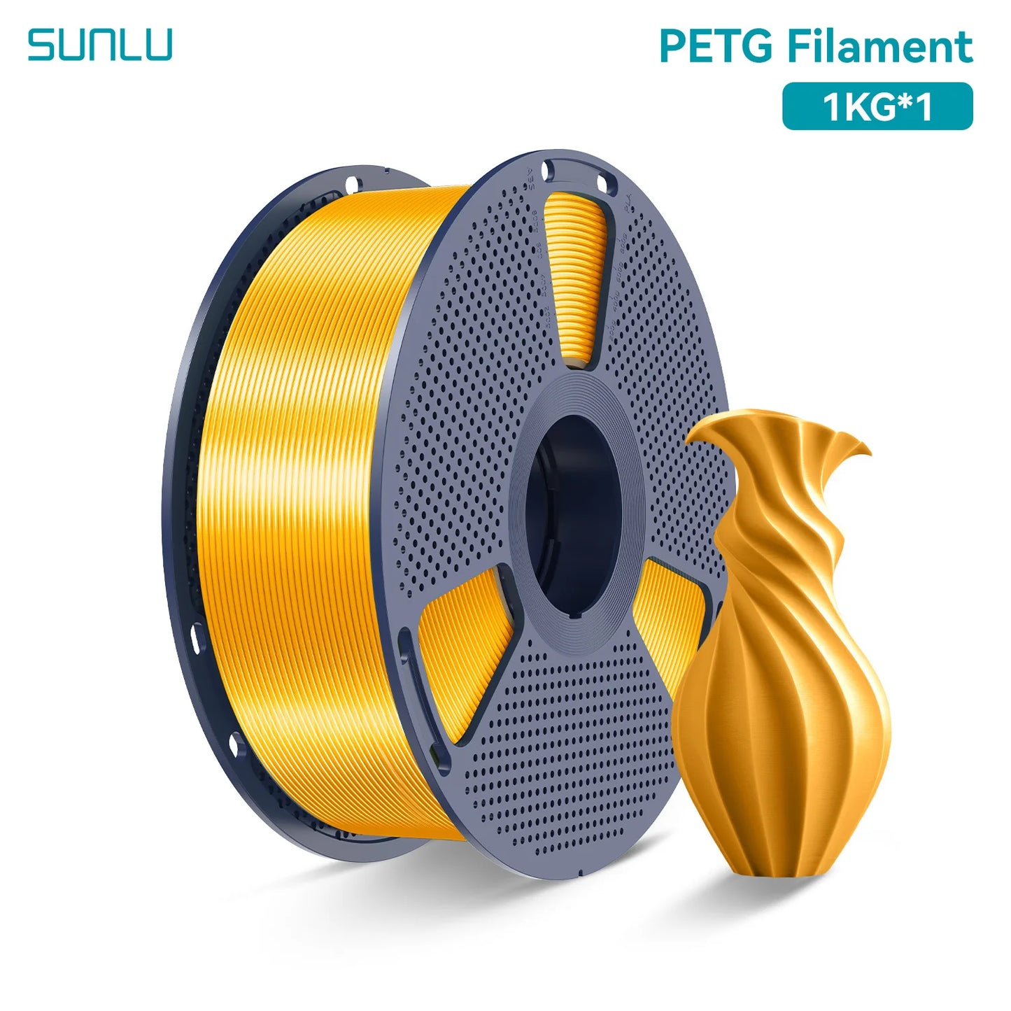 SUNLU PETG 3D Printer Filament 1.75mm High transparency White Color Tolerance+/-0.02mm for DIY gift printing fast shipping