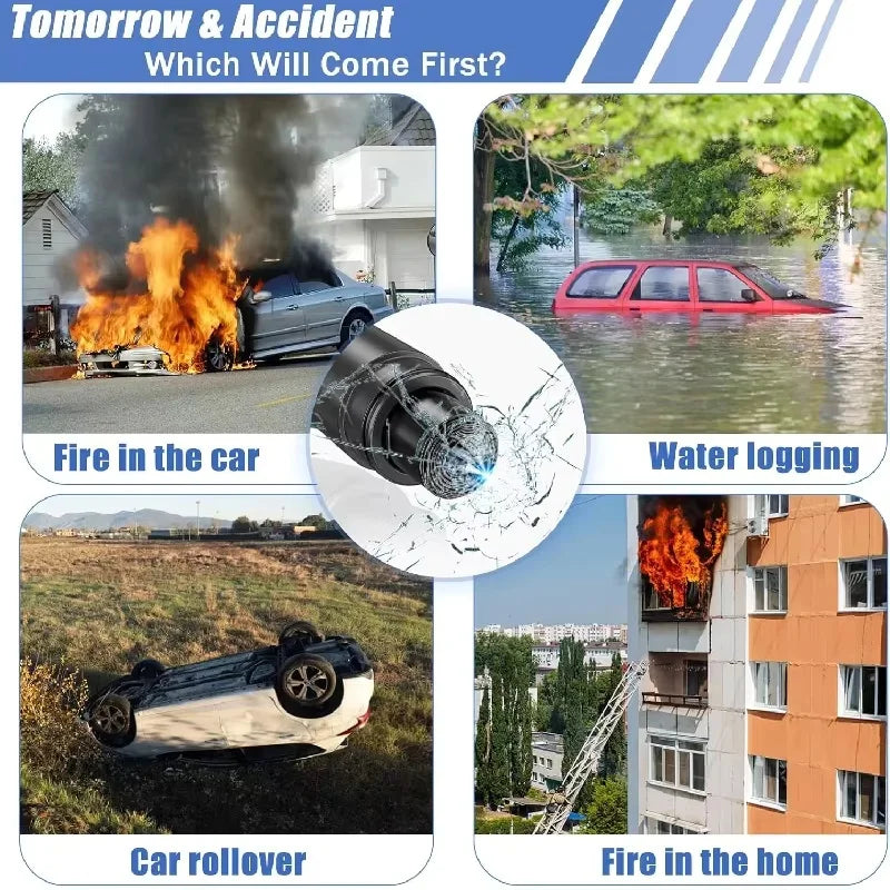 New Portable Seat Safety Hammer Auto Glass Car Window Breaker Life Saving Escape Rescue Tool Seat Belt Cutter Hammer