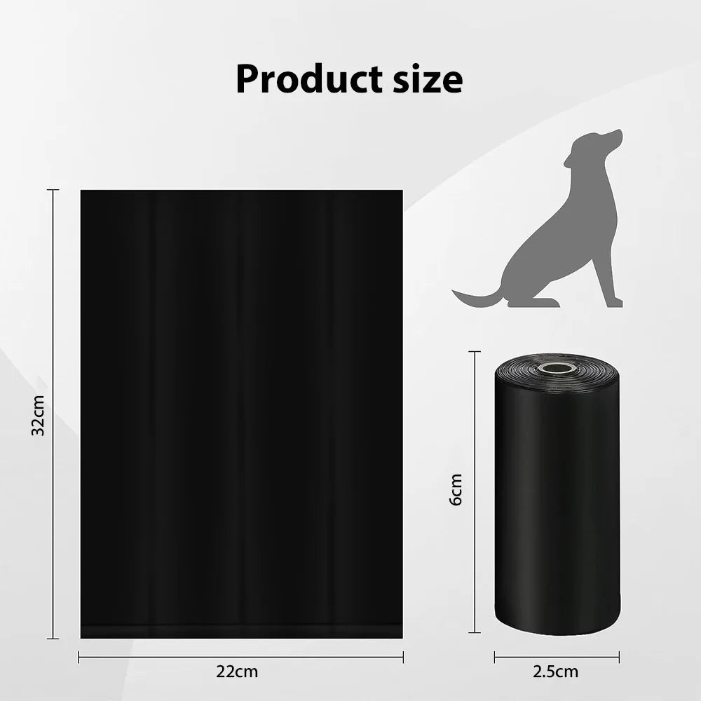 50-100 rollsDog Poo Bags Biodegradable Poop Bags Recycle Leak-Proof Doggy Waste Bags for Cat