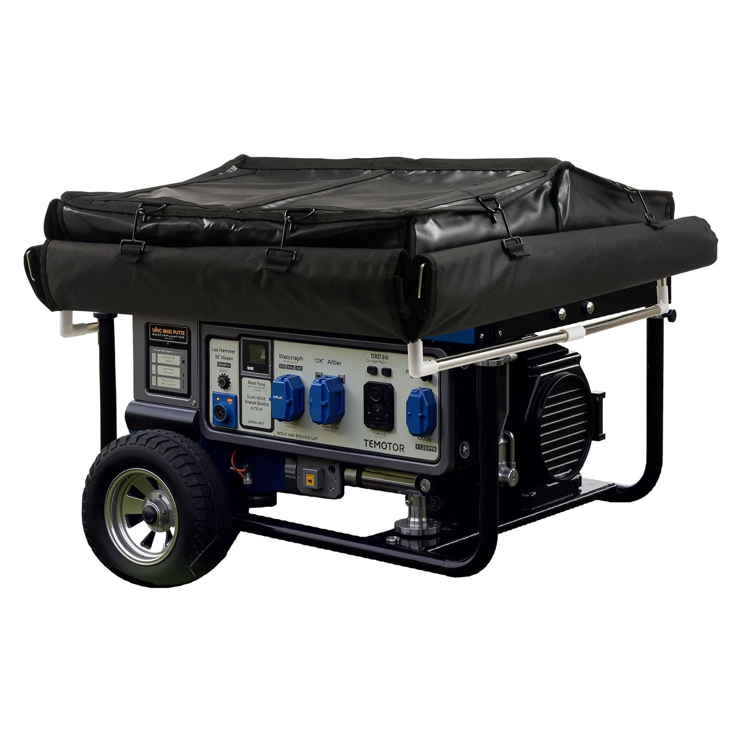 SucceBuy Generator Cover 34x24x21In Waterproof Universal Generator Cover for Most Generators 3500-12000W with 420D Oxford Fabric
