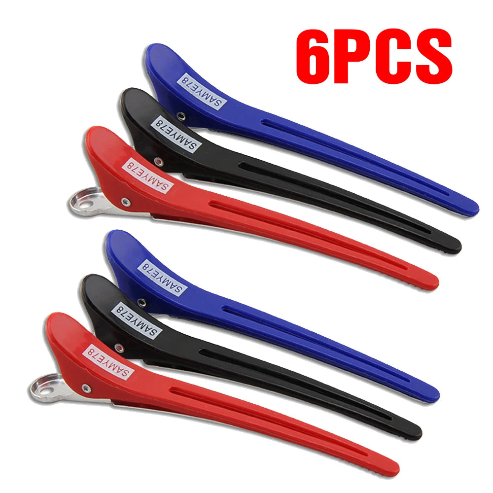 60Pcs Hairdressing Sectioning Clips Hair Clamps Barber Salon Hairstyle Tool AU