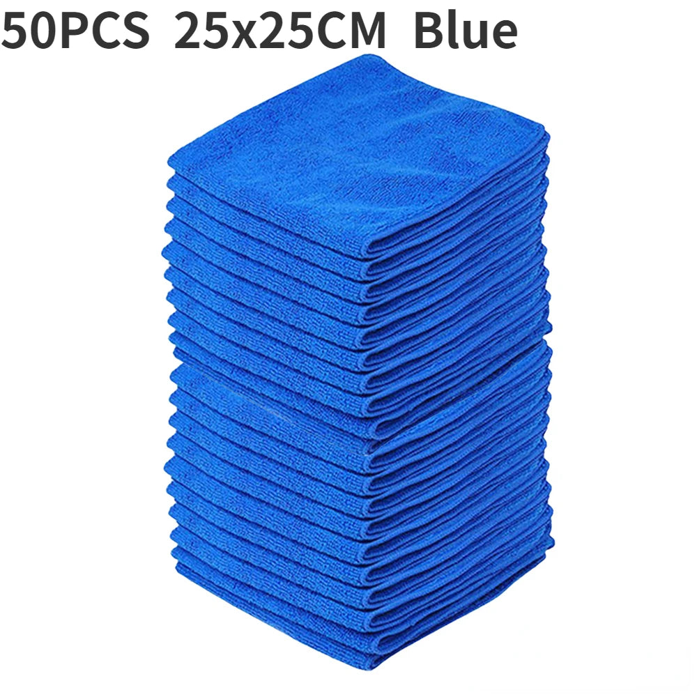 Microfiber Cleaning Cloths Lint Free Microfiber Cleaning Towel Cloths Reusable Cleaning Towels w/ Super Absorbent for Car Window