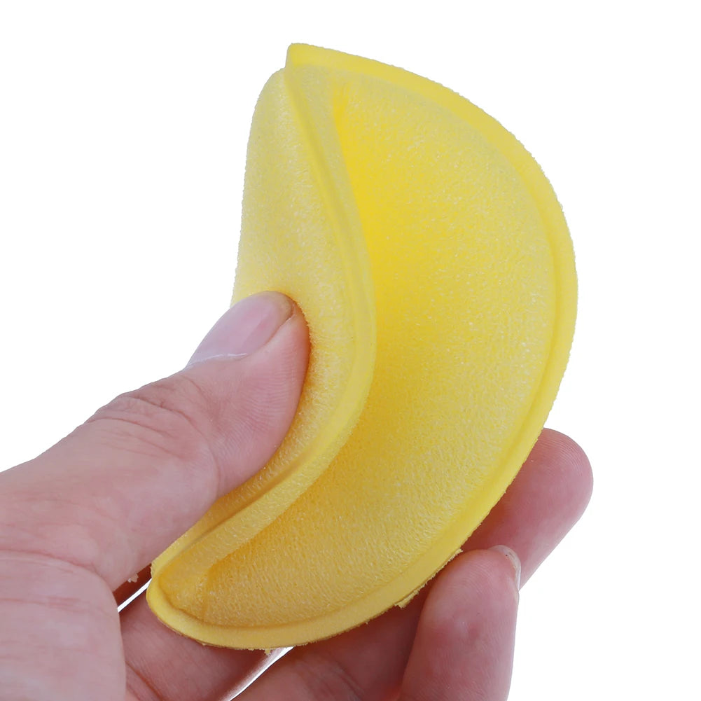 12pcs/lot Car Yellow Foam Waxing Pads Applicator Polish Vehicle Sponge