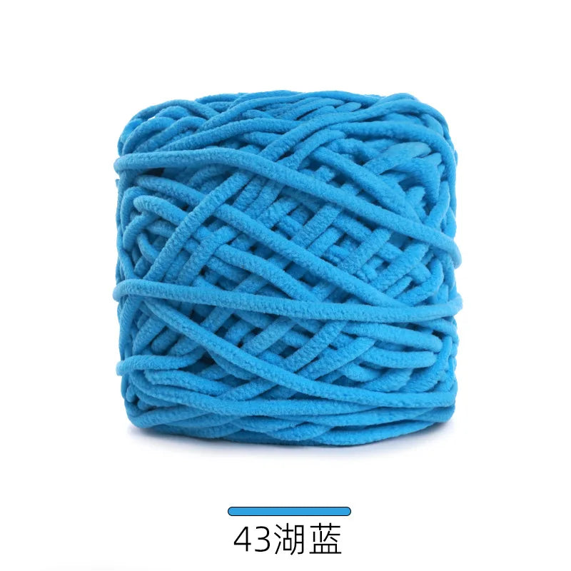1Pc 50g Thin Velvet yarn for Crocheting Chenille yarn hand knitting Crochet amigrumi slipper line knit sweater blanket thread