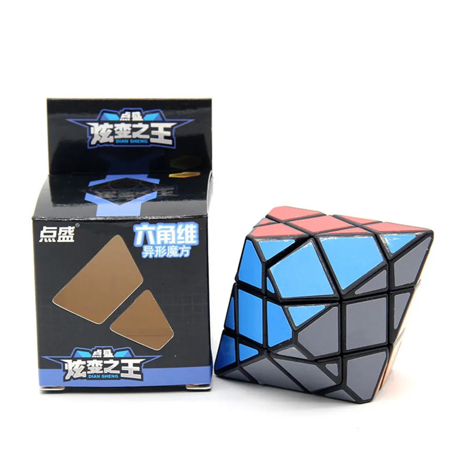 DianSheng Strange-shape Magic Cube Series Diamond /UFO  Magic Cube Puzzle Education Toys For Kids Magico Cubo