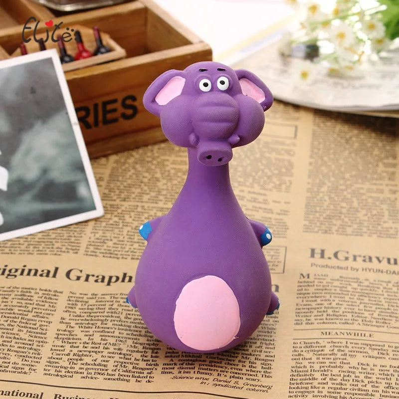 Dog Voice Toy Cartoon Shape Teddy Fadou Teeth Grinding Cleaning Plaything Rubber Anti Bite Training Pets Dogs Toys Pet Supplies