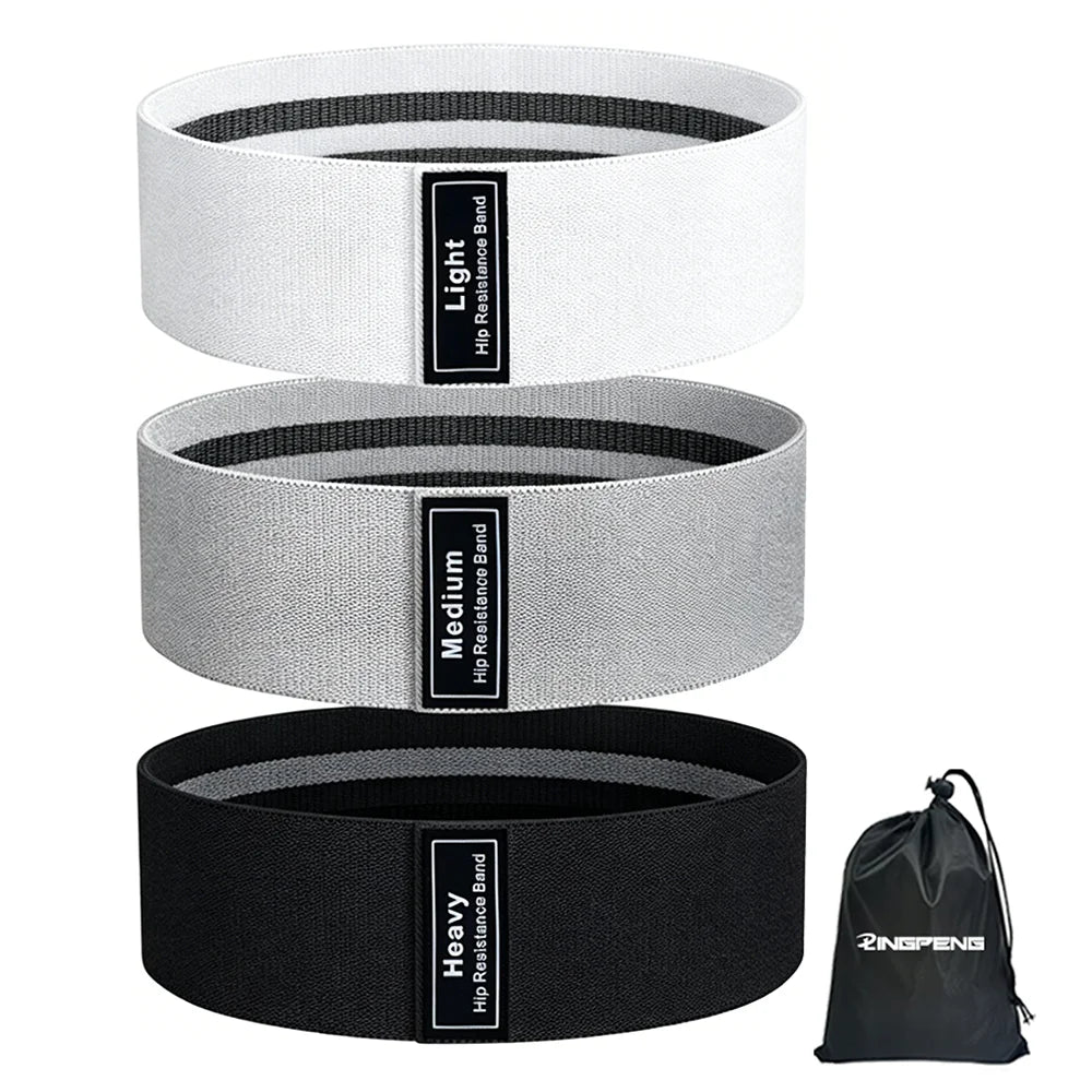 Crochet Gradient Color Resistance Band Deep Squat Buttocks Shaping Men and Women Single Training Ring Fitness Elastic Band
