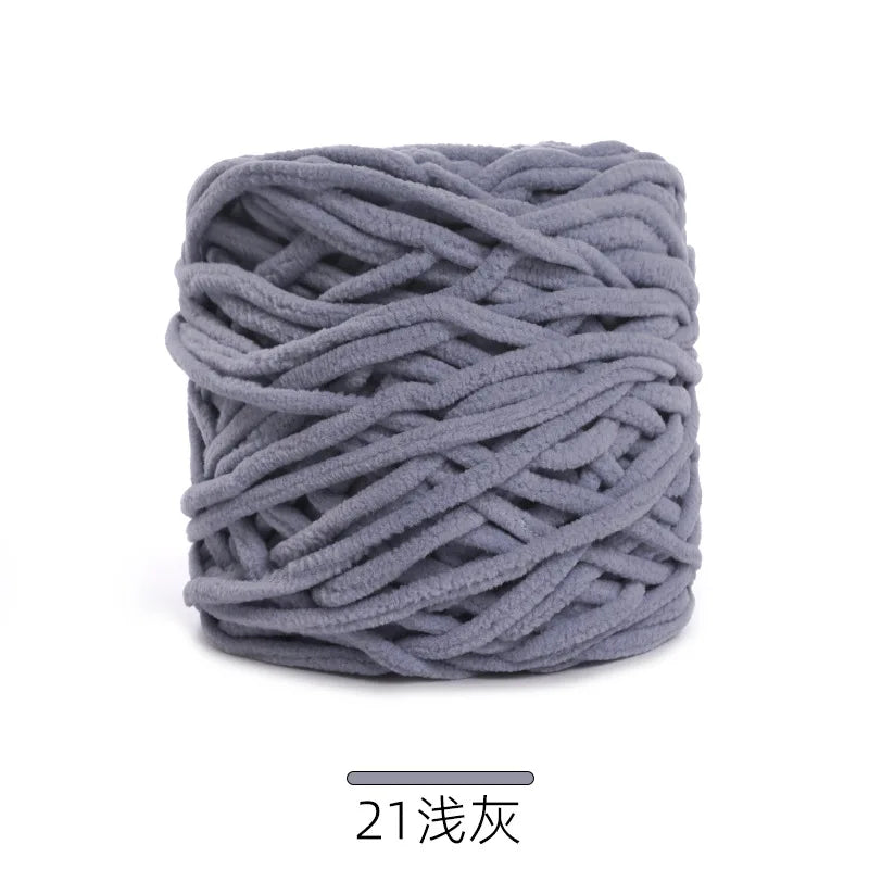 1Pc 50g Thin Velvet yarn for Crocheting Chenille yarn hand knitting Crochet amigrumi slipper line knit sweater blanket thread