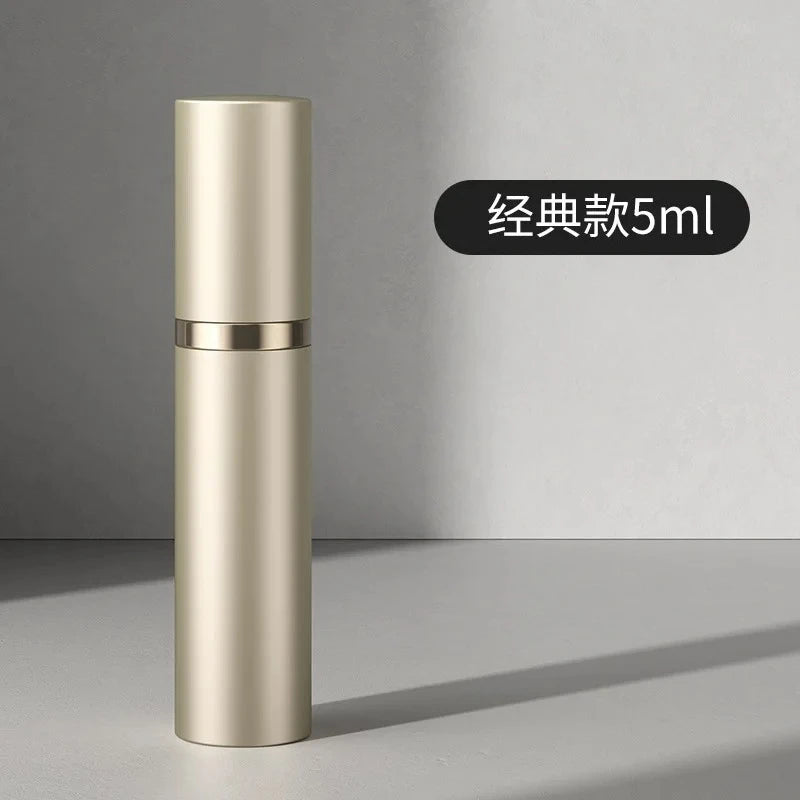 10/5ML Perfume Atomizer Portable Liquid Container for Cosmetics Traveling Mini Aluminum Spray Empty Refillable Bottle Косметика