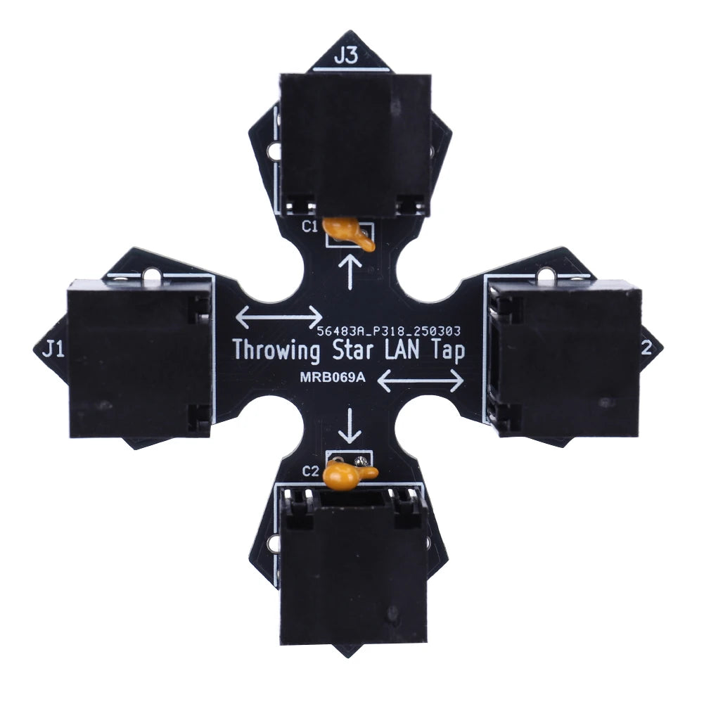Throwing Star LAN Tap Network Monitor Replica Monitoring Ethernet Communication Tap IPTV Source Ethernet Packet Capture Module