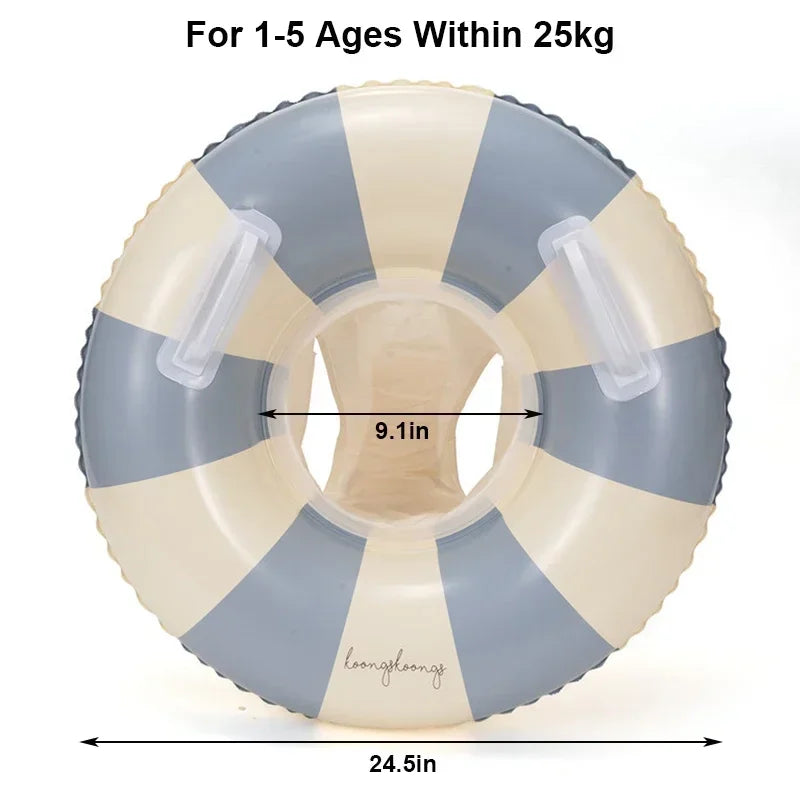 Rooxin Pool Float Baby Swim Ring Tube Inflatable Swimming Seat Ring For Kid Child Swimming Circle Beach Water Play Equipment