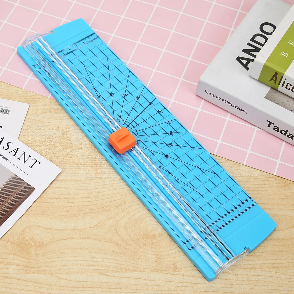 Office A4 Guillotine Paper Cutter with Automatic Security Safe Guard for Coupon Craft Paper Lightweight Cutting Mat Machine