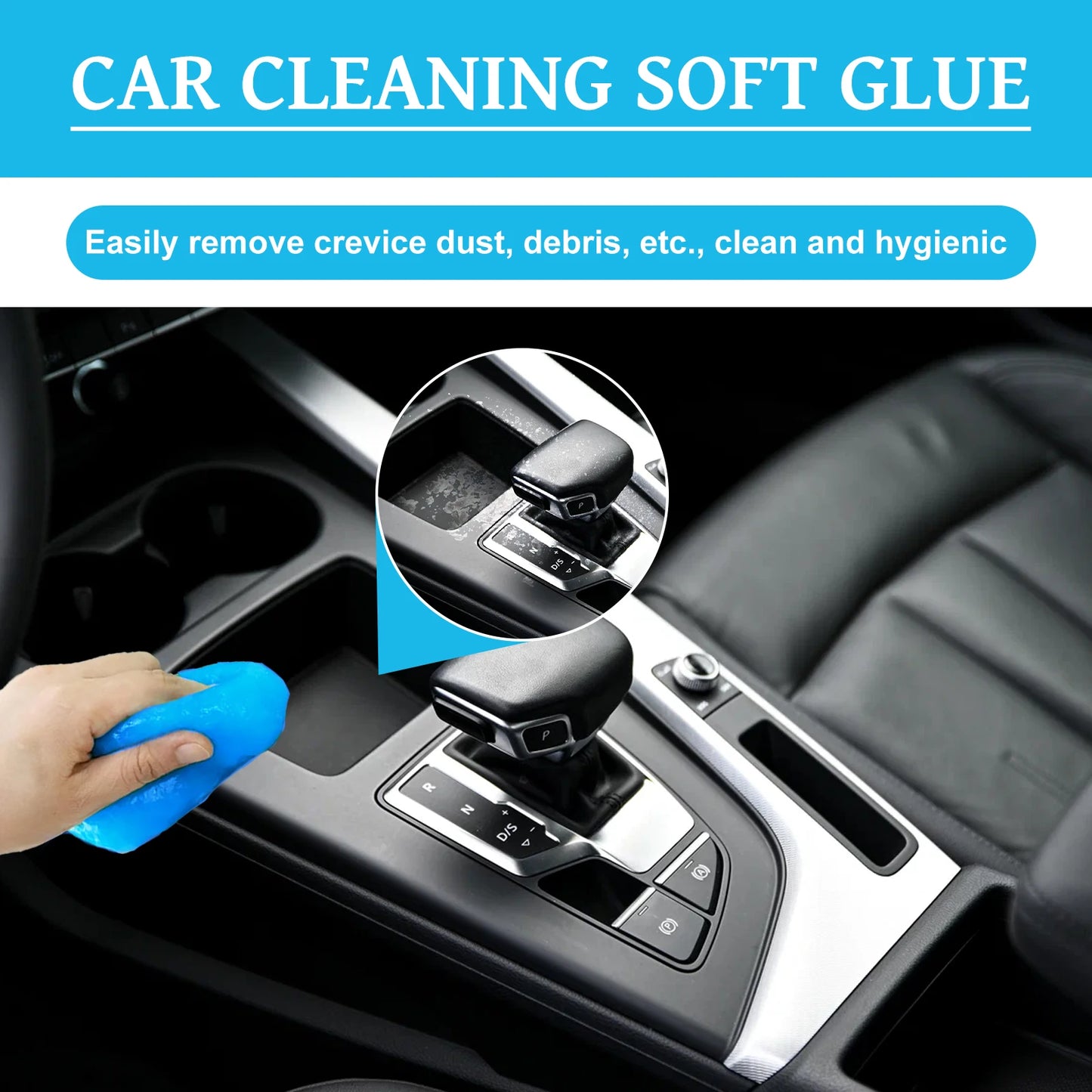 Super Car Cleaning Gel Multiuse Reusable Dirt Cleaner Gel Keyboard Laptop Auto Interior Dust Dirt Remover Gel Cleaning Tools 70g