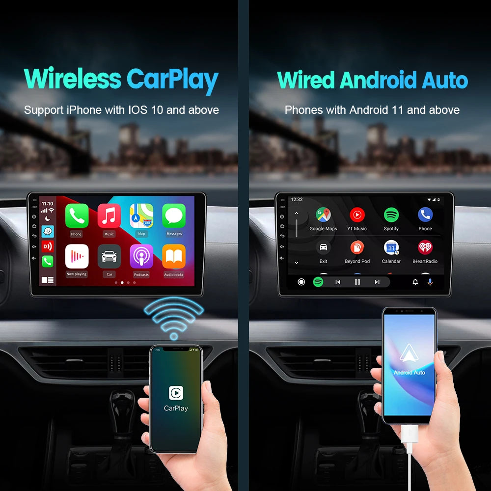 CarlinKit USB Wired/Wireless CarPlay Dongle Wired/Wireless Android Auto AI Box Mirrorlink BT Auto Connect For Android Car Radio