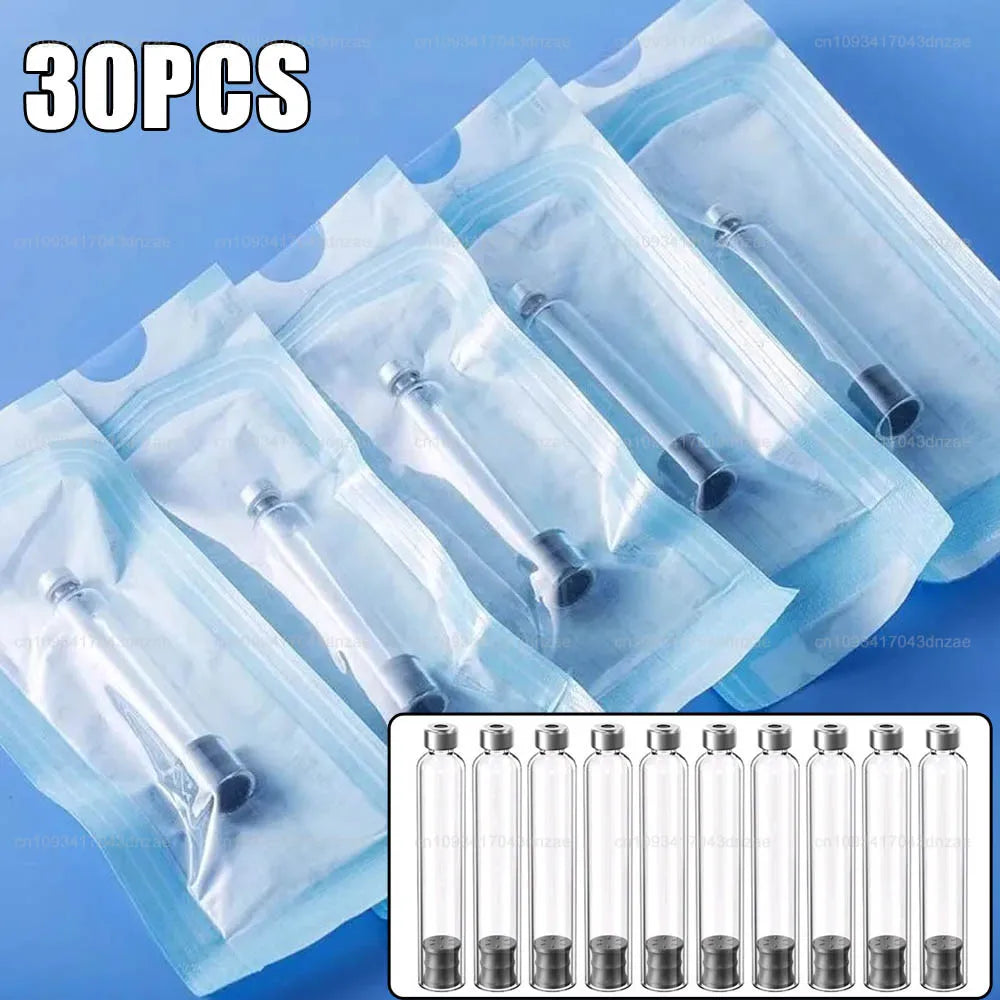30pcs Empty 3ml Cartridges Sterile Independent Packaging Cassette Bottle for Aesthetics Disposable