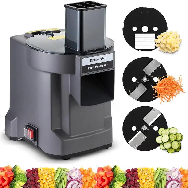2025 Upgrade Automatic Vegetable Chopper, 3-in-1 Electric Food Slicer & Dicer, Effortless Shredding, Large Capacity, Low Noise,