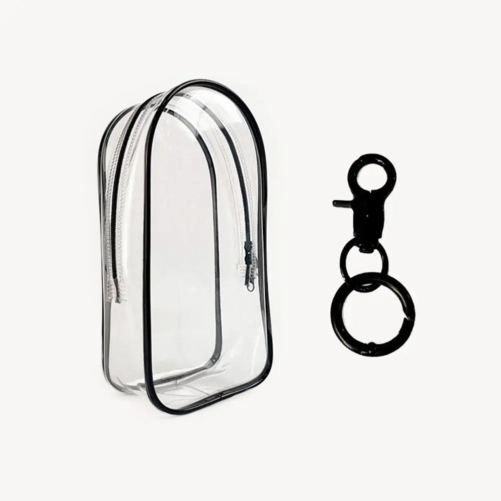 PVC Transparent Protective Case for Skullpanda Labubu Hirono Twinkle Dolls Dustproof Display Bag