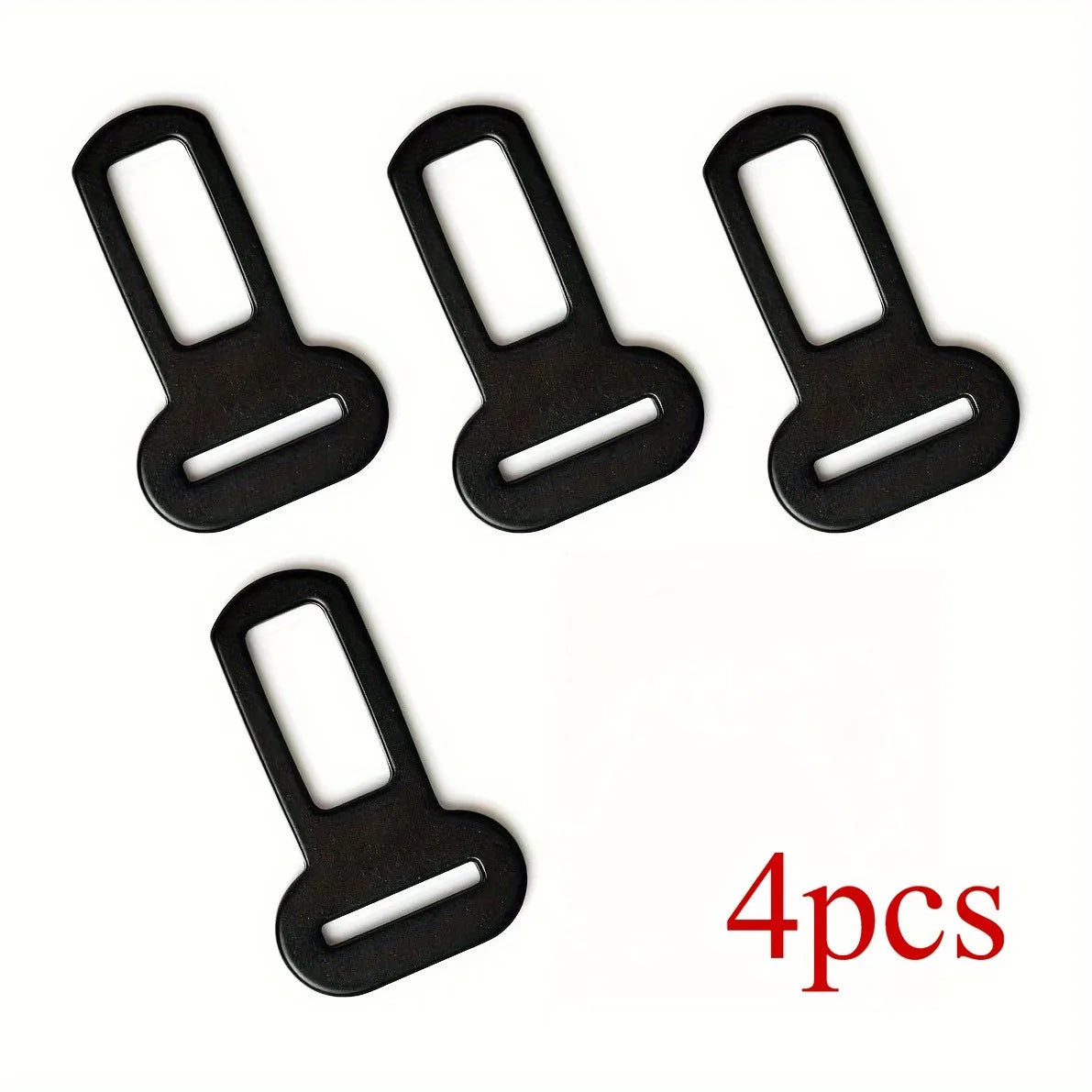 2/4 Pet Seat Belt Adapters - Car Metal Clips for Pet Leashes, Compatible with Truck & Car Seats