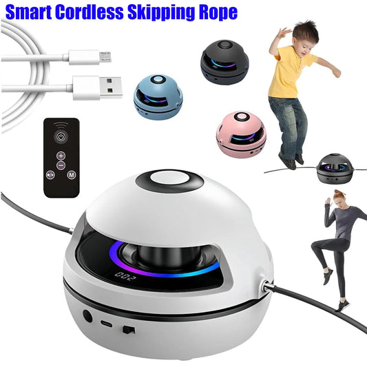 Automatic Music Jump Rope Skipping Machine Counter Electric LED Exercising Smart