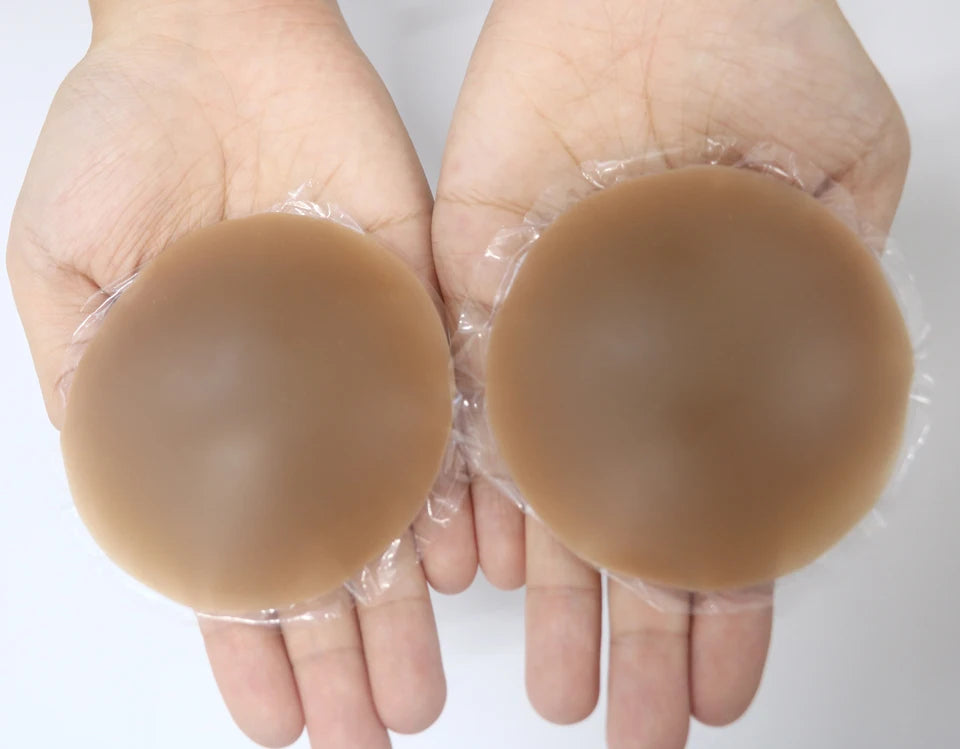 Nipple Cover Pasties Silicone Adhesive Sticky Bra Liner For Women Reusable Breast Sticker No Show Invisible Boob Tape