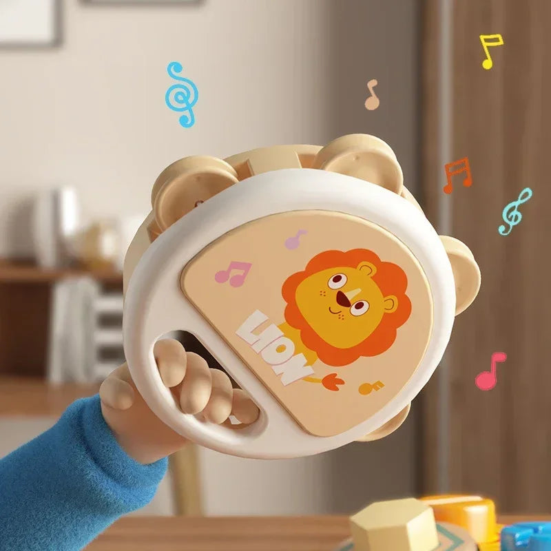 Baby Musical Instruments Drum Toys Montessori Learning Toys for Toddlers 1-3 Baby Early Hand Development Interactive Music Toys