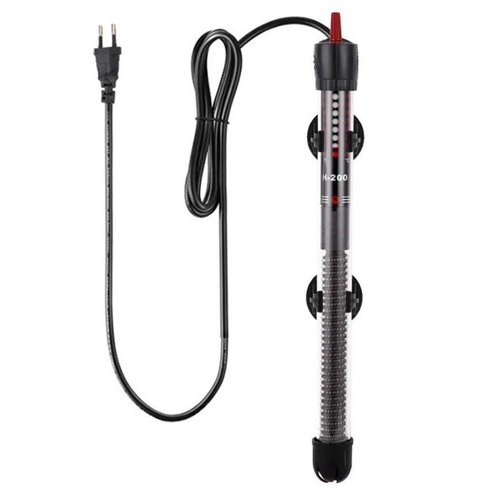 Aquarium Submersible Heater 300W with Free Thermometer Fish Tank Constant Temperature Rod for Freshwater & Saltwater Tank