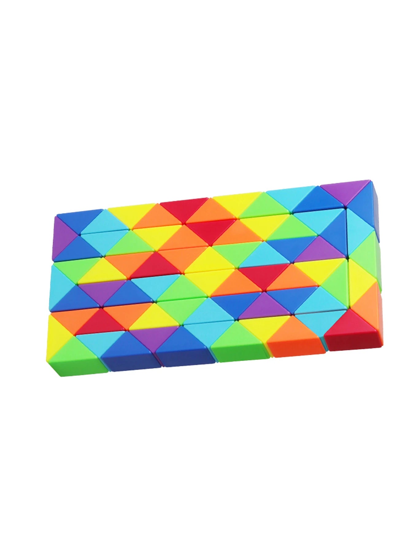 SENGSO 24/36/48/60/72/96 segments Fidget Snake Cube Puzzle Toys - Party Favors & Goodie Bag Fillers, Rainbow Colors