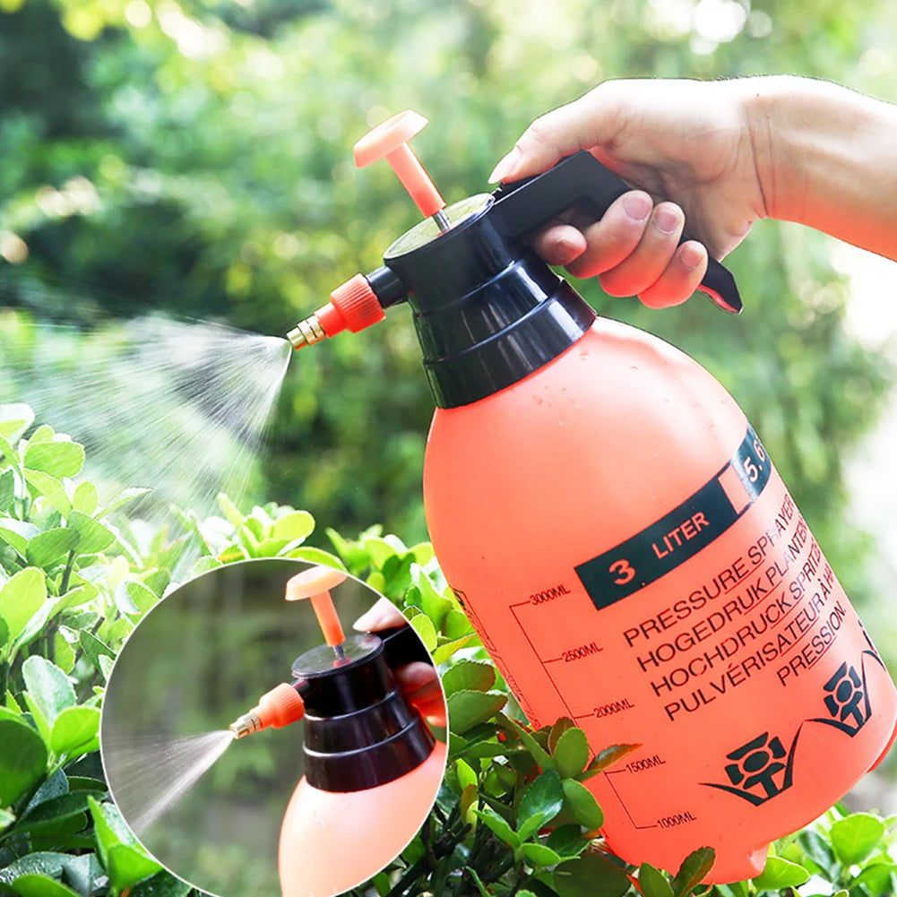3L Handheld Garden Pump Sprayer Pressurized Sprayer Watering Can Lawn and Garden Care/ Watering Spray Weed Killer/Chemical Water