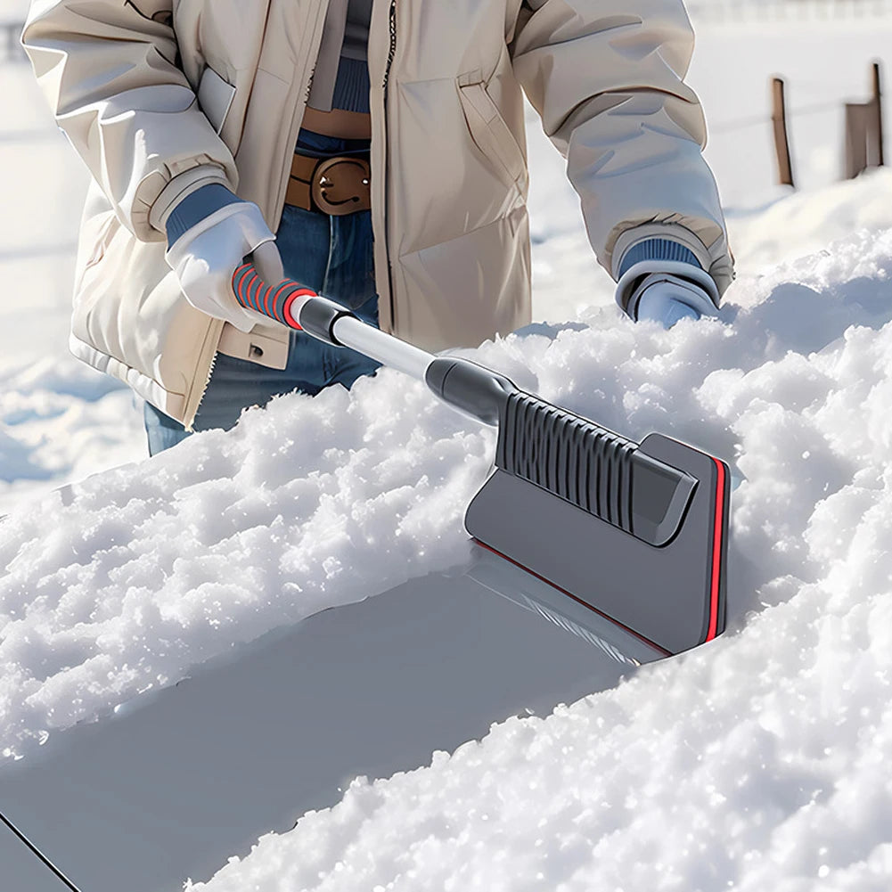 3 In 1 Extendable Ice Scraper Universal Car Snow Shovel Front Windshield Ice Scraping Defrost Broom for Car Vehicle Snowmobiles
