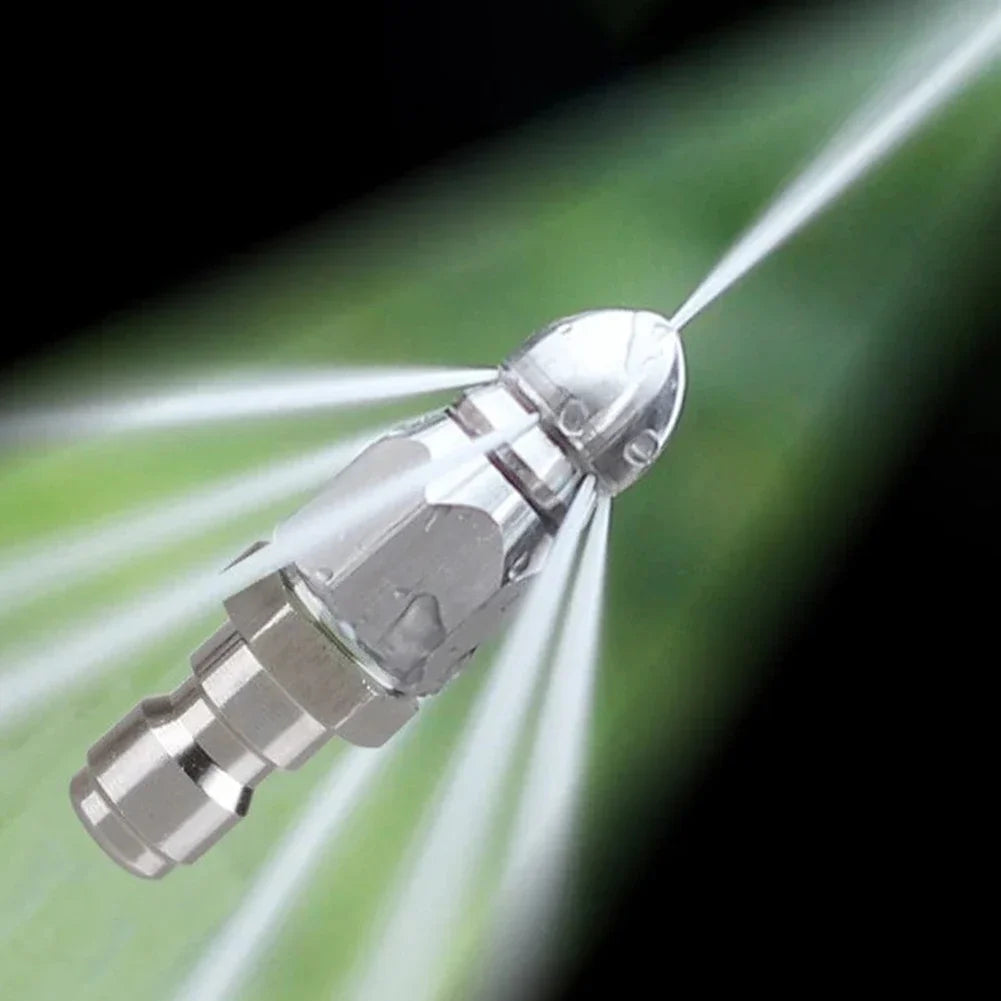 2 PCS Pressure Washer Sewer Jetter Nozzle Stainless Steel 1/4inch Sewer Jetting Nozzle Sewer Jet Hose Nozzle for Heavy Dirty