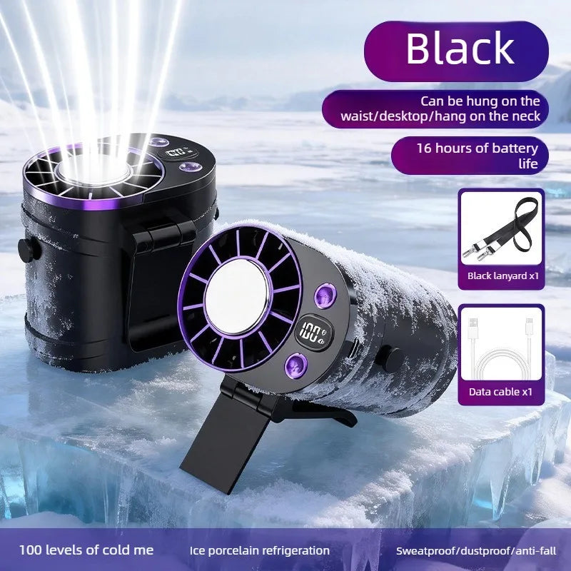 Waist Fan Portable Air Conditioner Personal Cooling Clip on Fan for Outdoor Sports Travel Office Workers Summer Gift