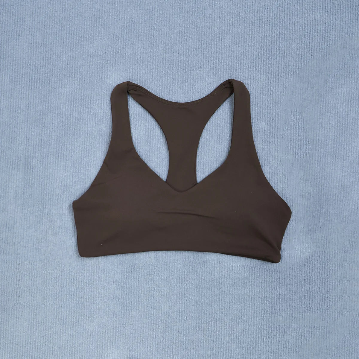 Summer Halter Neck Padded Sports Yoga Bra for Women Shock Absorption Support Backless Crop Top for Outdoor Running And Gym