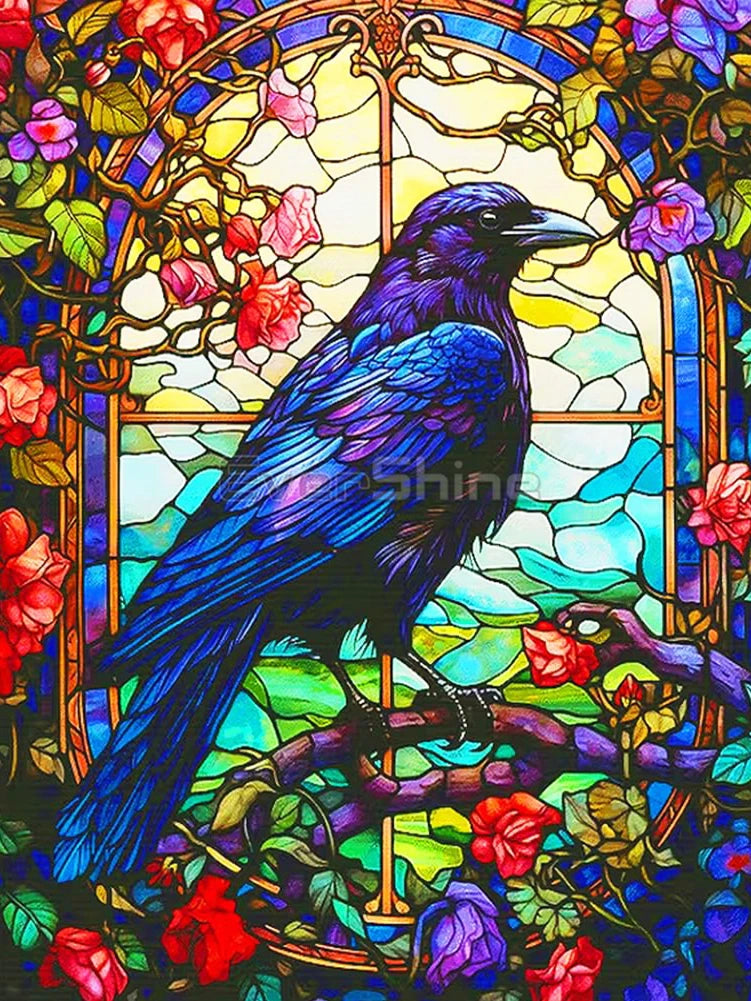EverShine New Arrivals Diamond Mosaic Cat Lion Complete Kit Painting Animal Stained Glass Art Embroidery Dragon Halloween Decor