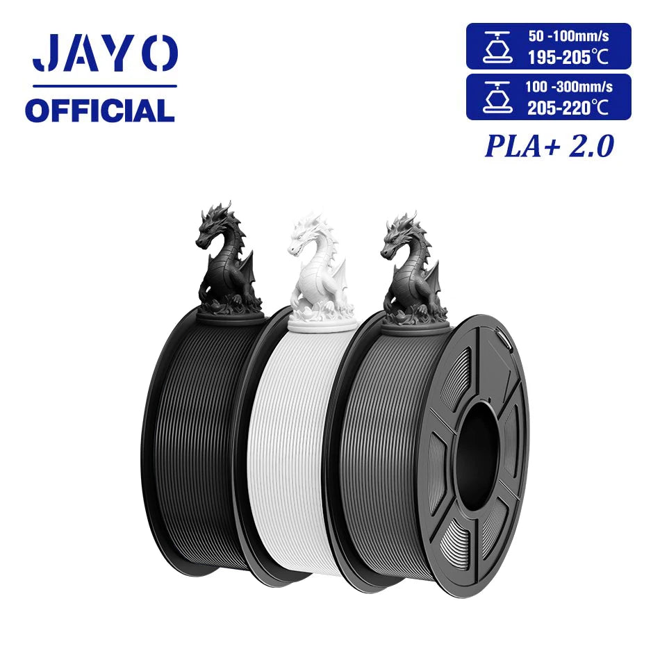 JAYO 3D Filamen 1.75mm PLA/ PETG / High Speed Matte PETG/ PLA+ 3D Printer Filament for FDM 3D Printers 3Rolls/set
