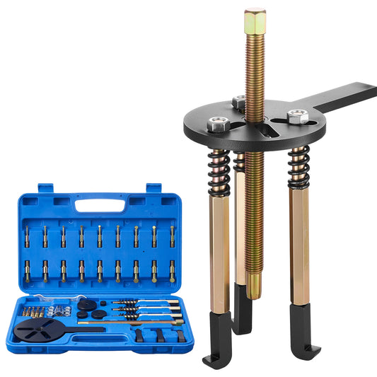 SucceBuy 36-in-1/21-in-1 Bearing Puller Set 3-Jaw Hook Puller for Internal External Bearings and Bearing Without Inner Shaft