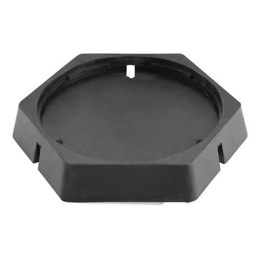 SucceBuy RV Leveling Pads Round Landing Feet Permanent Attached Jack Stabilizers Rubber  Travel Trailers Class A/C Motorhome