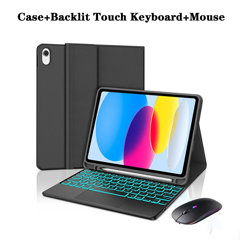 Keyboard Case for iPad 11th Gen (A16) 11 lnch 2025,Detachable Keyboard for iPad 10th Gen 10.9 lnch 2022 with Pencil Holder