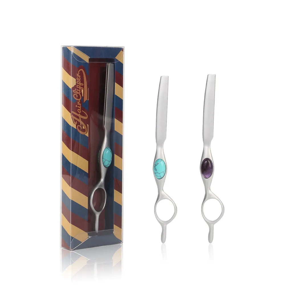 Professional Sharp Barber Razor Blade Purple Dragon Hair Razors Cut Hair Cutting Thinning Knife Salon Tools