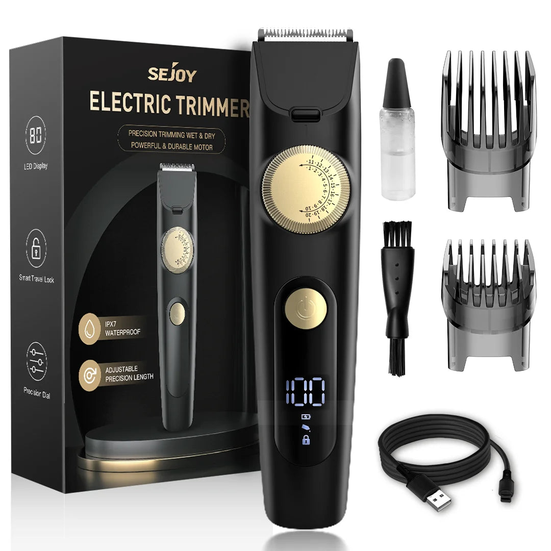 SEJOY Professional Barber Fade Clippers 20 length Gears Hair Clipper Rechargeable Cordless Electric Taper Hair Cutting Machine