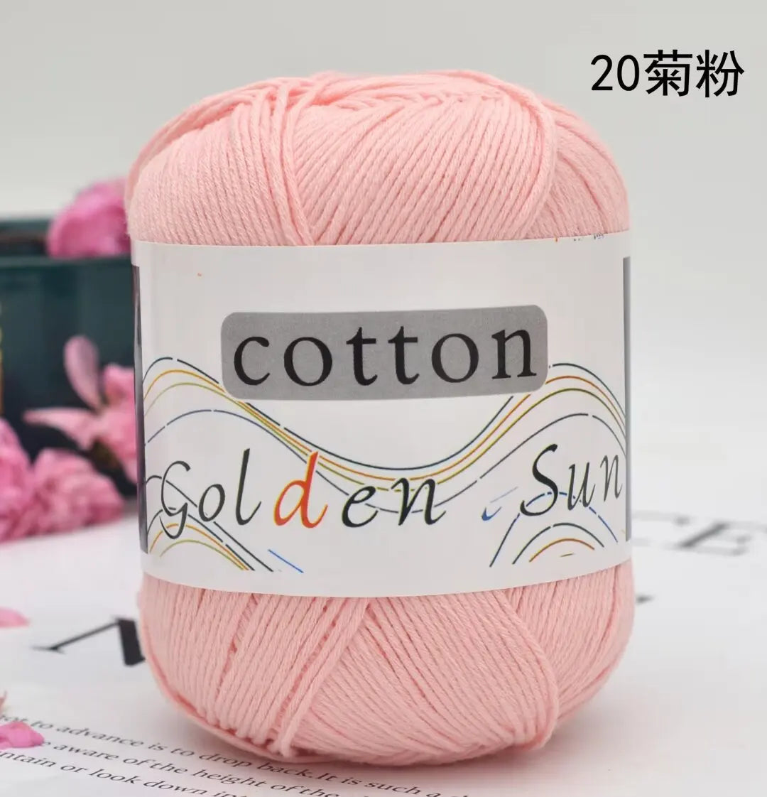 1Pc 50g Hand knitting 100% cotton yarn soft crochet yarn to knit sweater blanket hat line crocheting amigurumi doll bag threads