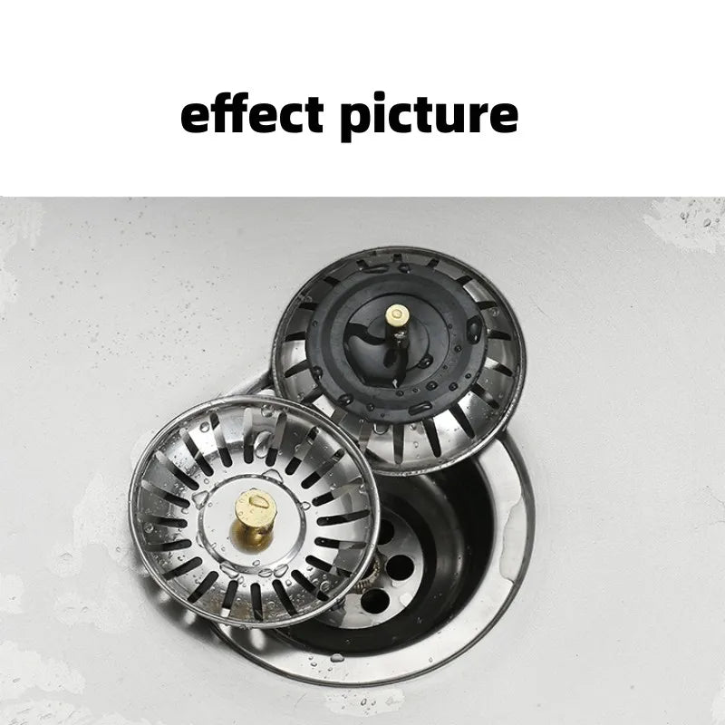 Sink Strainer Drains Filter Stainless Steel Kitchen gadgets Accessories Stopper Waste Plug Bathroom Lavabo Hair Colander Catcher