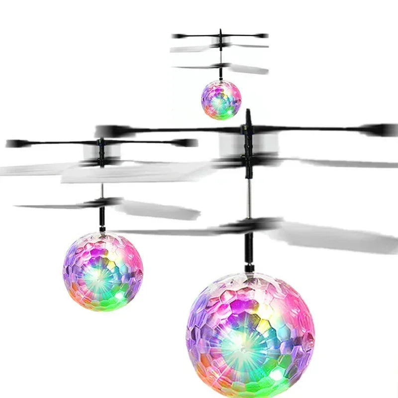 Kid Fly Ball Mini RC Drone Toys Creative Children Helicopter Electronic Infrared Induction Aircraft Fly Toy Boy Birthday Gift