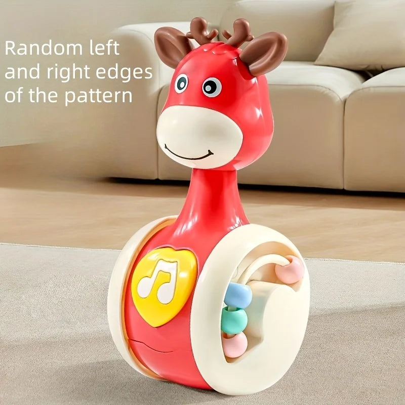 Vibrant Giraffe Swinging Toy for Young - an Engaging Educational Gift for Teens, Ideal for Birthday Celebrations