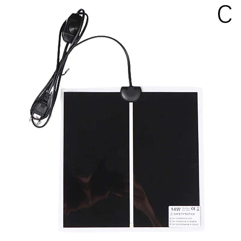 5-45W Terrarium Reptiles Heat Mat Climbing Pet Heating Warm Pads Adjustable Temperature Controller Mats EU/US