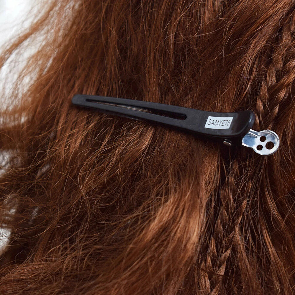 8 sets (6pcs/set) Hairdressing Sectioning Clips Hair Clamps Barber Salon Hairstyle Tool AU